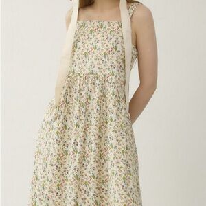 Zara Cotton/Linen Cottagecore Dress